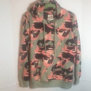 EQ MOCK CAMO HOODIE SIZE M